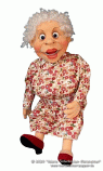 Aurora ,  foam puppet doll   