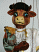 Bull toreador, marionette puppet 