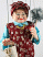 Charwoman , marionette puppet 
