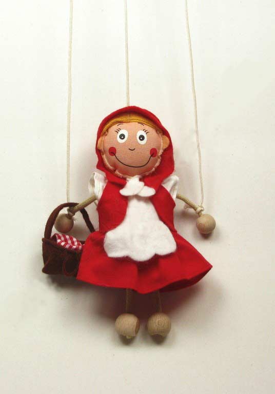 Little Red Cap ,  puppet marionette    