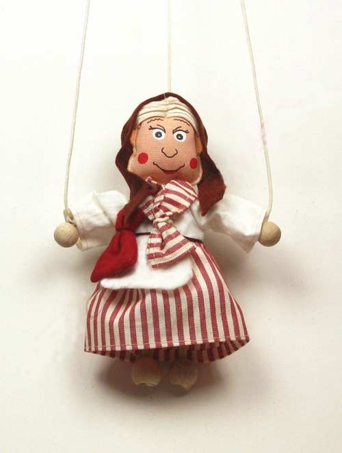 Grandmother ,  puppet marionette    