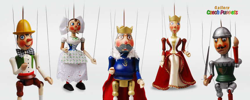 Wooden marionettes