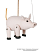Piglet-wood-marionette-vr013|marionettes-puppets.com|Gallery-Czech-Puppets-and-Marionettes