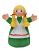 Gretel-hand-puppet-MYB22833B|marionettes-puppets.com|Gallery-Czech-Puppets-and-Marionettes