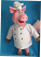 Pig-chief-foam-ventriloquist-puppet-MP004|www.marionettes-puppets.com