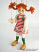 Pippi-Longstocking-marionette-puppet-rk038c|marionettes-puppets.com|Gallery-Czech-Puppets-and-Marionettes