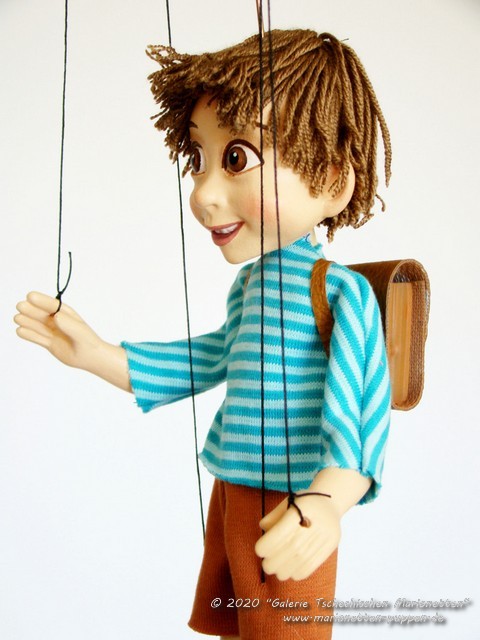 Schoolboy - Lovely Handmade Marionette Puppet