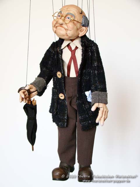 Old Man Joe Marionette Puppet