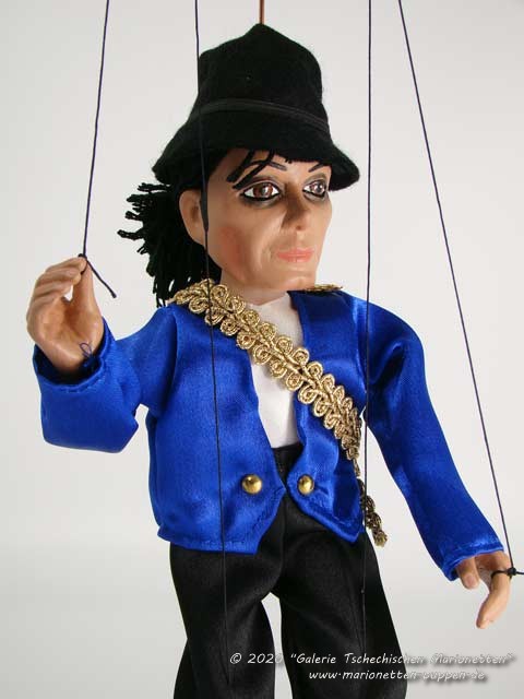 MARIONETTE 13 in MICHAEL JACKSON PUPPET unique handmade from CZECH rep. 