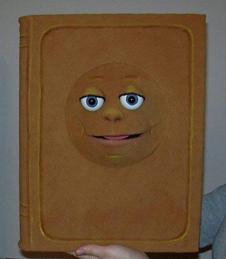 Book foam puppet