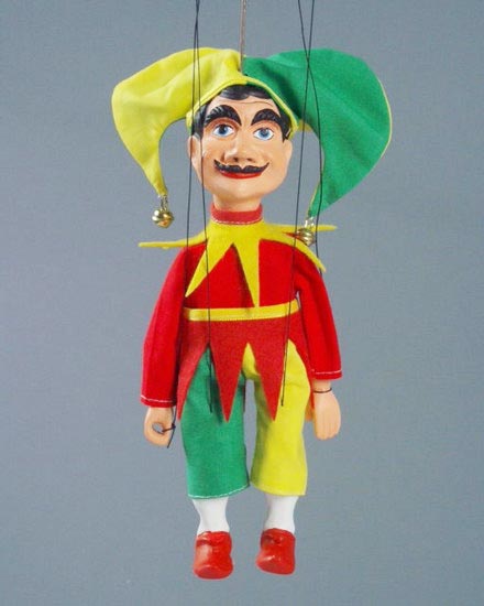 Buffoon , marionette puppet Buffoon , marionette puppet