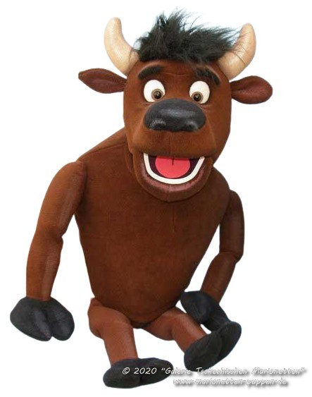 Bull foam puppet     