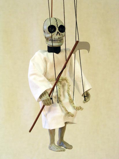 Death , marionette puppet Death , marionette puppet