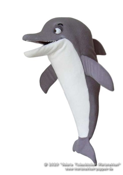 Dolphin foam puppet   
