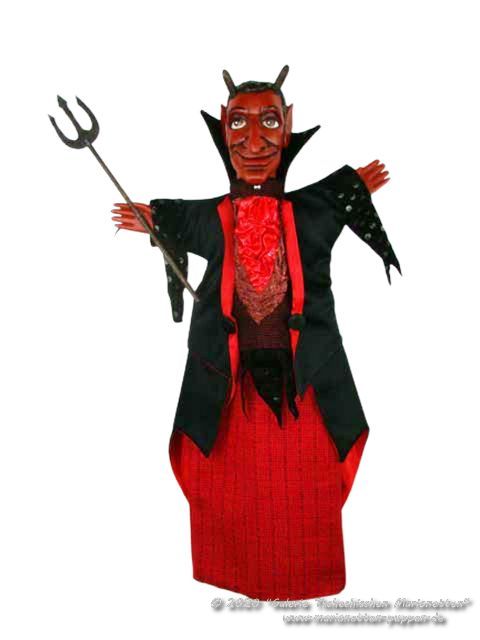 Devil hand puppet