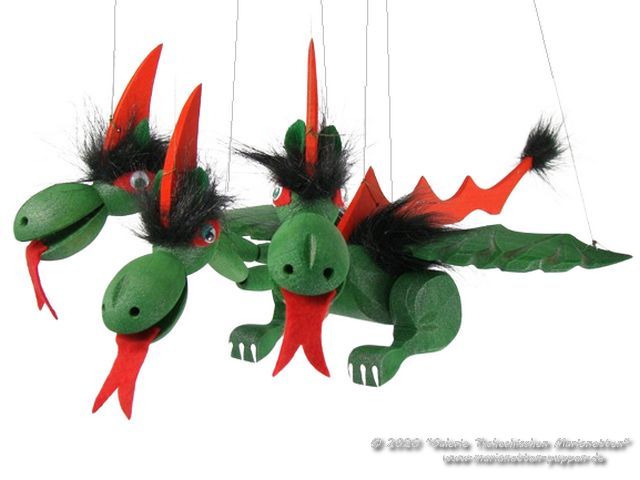 Dragon wood marionette