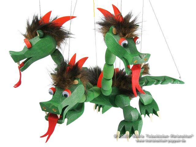 Dragon wood marionette