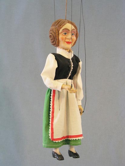 Farmer's wife , puppet marionette Farmer's wife , puppet marionette