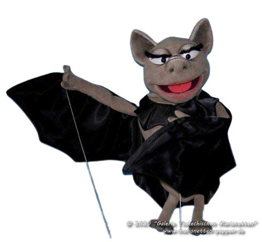 Bat foam puppet