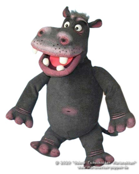 Hippopotamus foam puppet            