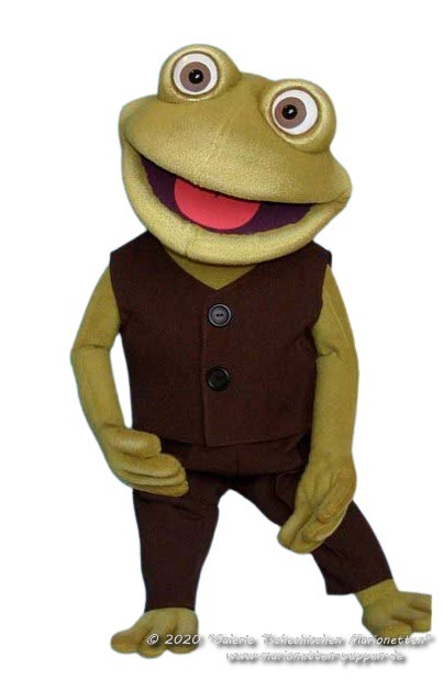 Frog foam puppet    