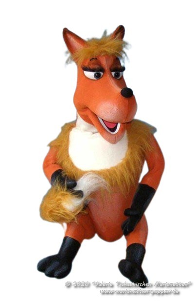 Fox foam puppet  