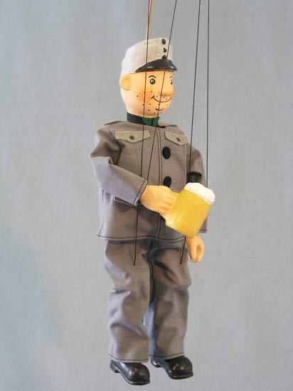 Good Soldier Svejk , puppet marionette Good Soldier Svejk , puppet marionette