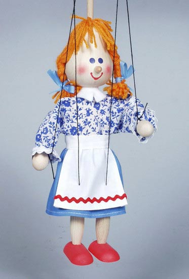 Gretel , marionette puppet Gretel , marionette puppet