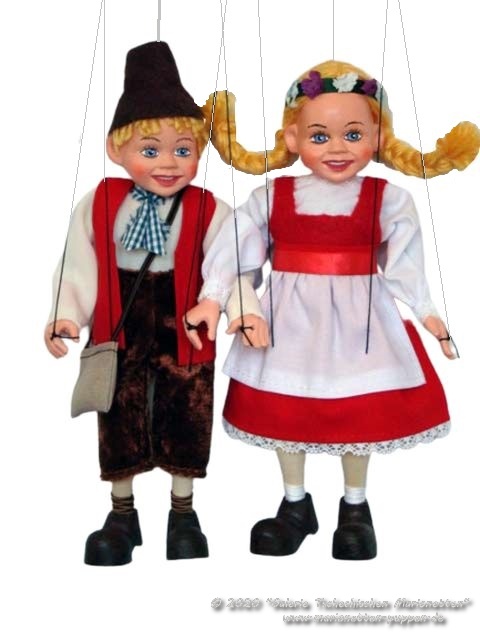 Hansel and Gretel marionettes    