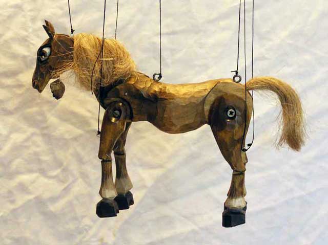 Horse marionette