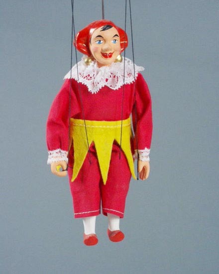 Jester , marionette puppet Jester , marionette puppet