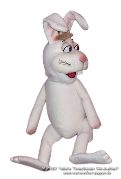 Rabbit foam puppet                               