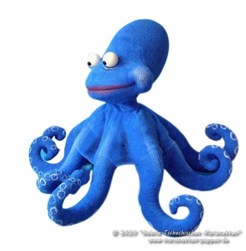 Octopus foam puppet