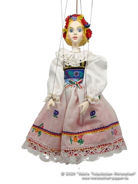 Puppet in Folk costume Czech