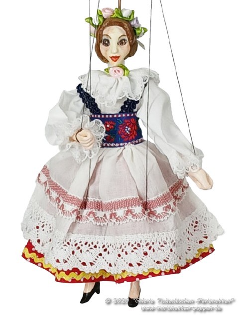 Jana marionette in folk costume 