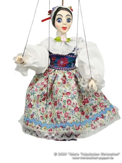 Jana marionette in folk costume 