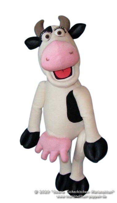 Cow foam puppet     