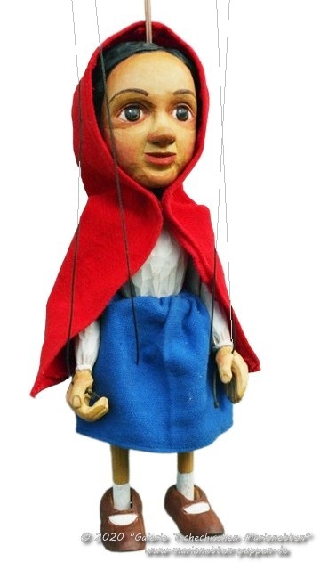 Little Red Riding Hood wood marionette