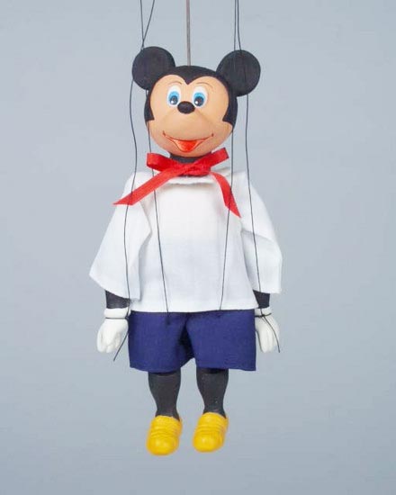 Mickey Mouse , marionette puppet Mickey Mouse , marionette puppet