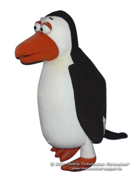 Penguin foam puppet