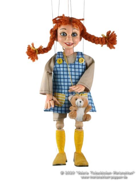 Pippi Longstocking marionette