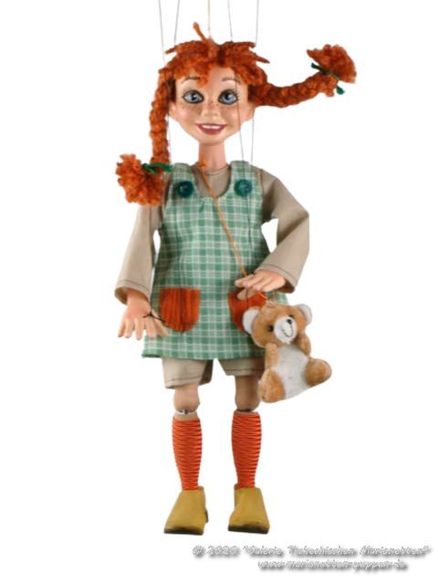 Pippi Longstocking marionette 