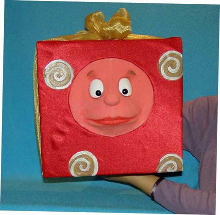 Present foam puppet   