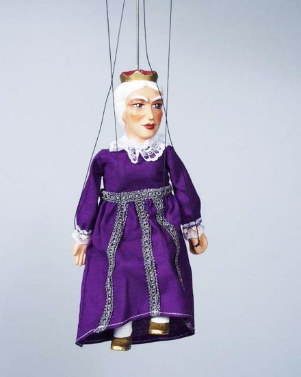 Queen , marionette puppet Queen , marionette puppet