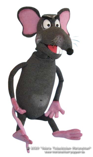 Rat foam puppet                                 