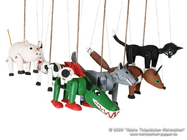  Set Animal marionettes