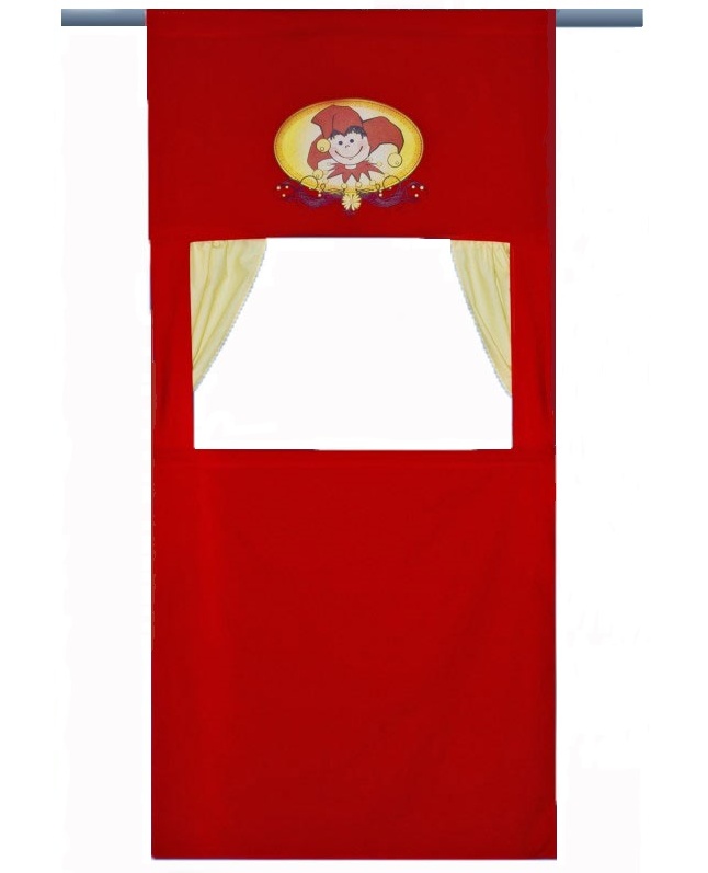 Doorway Puppet Theater Red