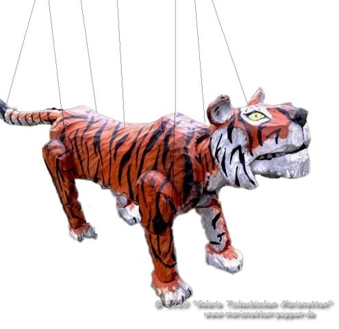 Tiger wood marionette