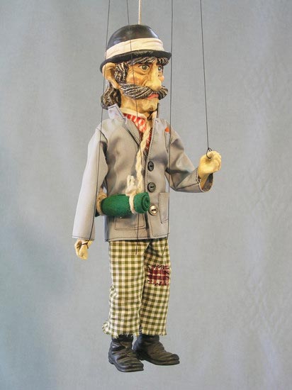 Traveller , puppet marionette Traveller , puppet marionette