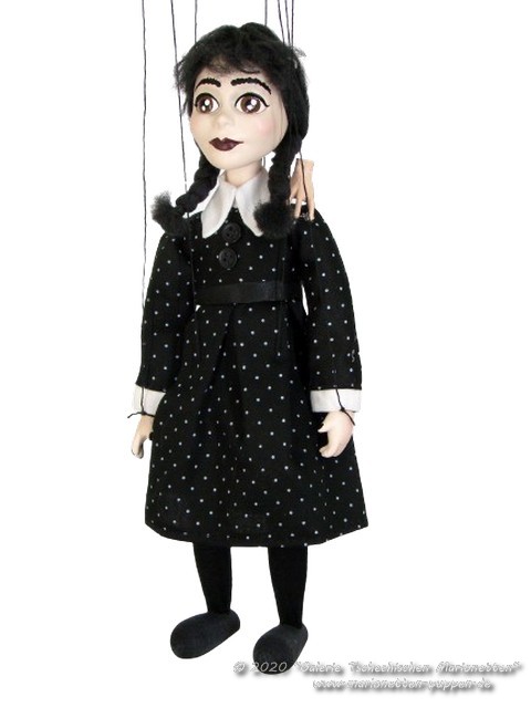 Wednesday Addams marionette mini